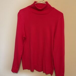 Amazon Essentials Bold Hot Pink Turtleneck Sweater